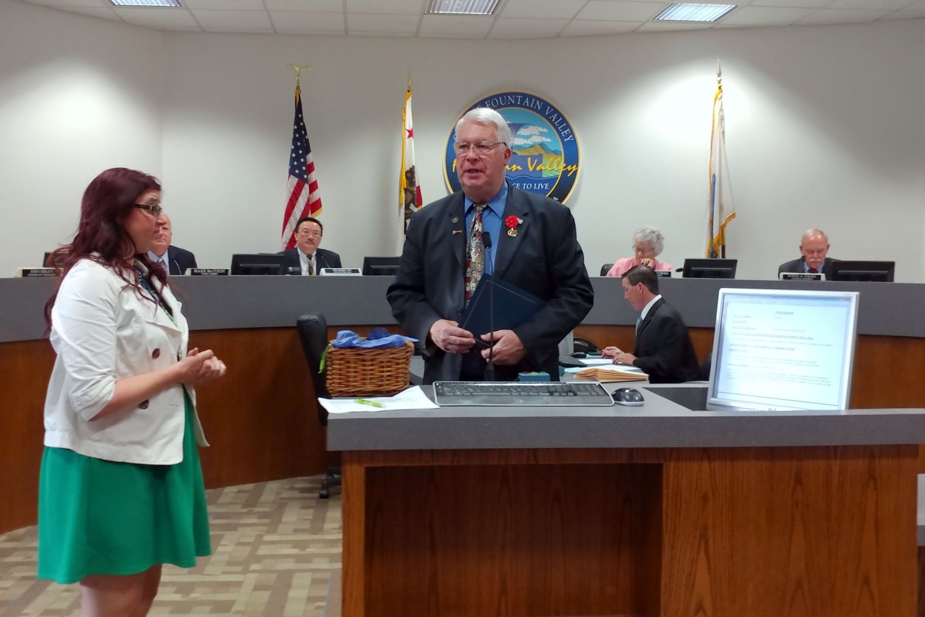 Photo from City Council Meeting - 04/04/2017